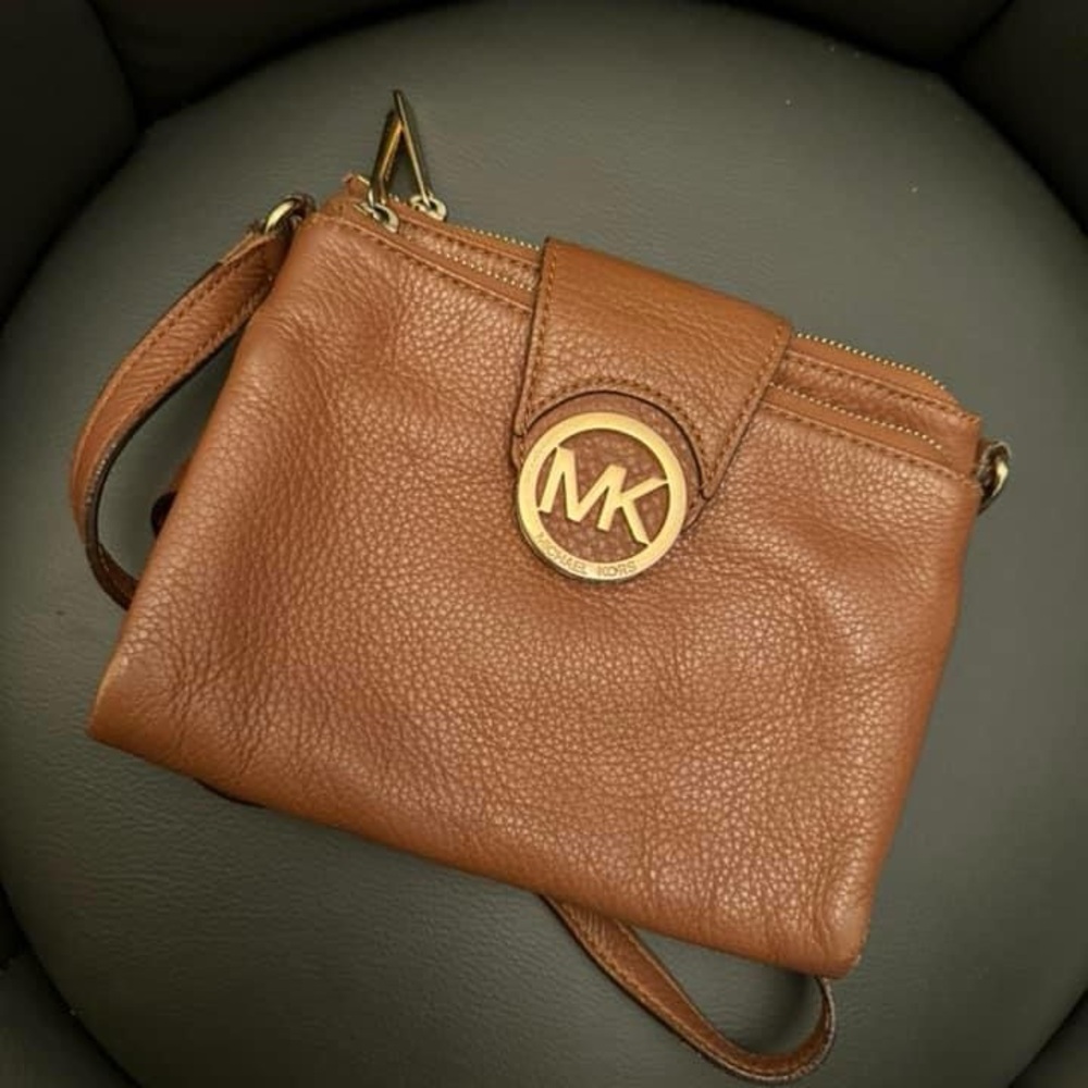 Michael Kors Caramel Leather Crossbody